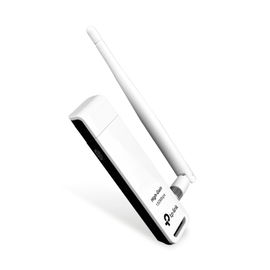 Adaptador USB inalámbrico de alta ganancia N 150 Mbps 2.4 GHz con 1 antena desmontable de 4dBi Adaptador USB inalámbrico de alta ganancia N 150 Mbps 2.4 GHz con 1 antena desmontable de 4dBi