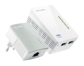Kit Adaptador PowerLine Inalámbrico 300Mbps, 2 Puertos 10/100 Mbps, HomePlug AV, Plug and Play, WiFi Clon. Kit Adaptador PowerLine Inalámbrico 300Mbps, 2 Puertos 10/100 Mbps, HomePlug AV, Plug and Play, WiFi Clon.