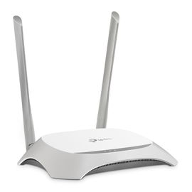 Router Inalámbrico WISP, 2.4 GHz, 300 Mbps, 2 antenas externas omnidireccional 5 dBi, 4 Puertos LAN 10/100 Mbps, 1 Puerto WAN 10/100 Mbps, control de ancho de banda