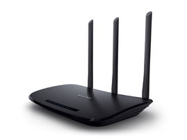 Router Inalámbrico 2.4 GHz, 450 Mbps, 3 antenas externas omnidireccional 5 dBi, 4 Puertos LAN 10/100 Mbps, 1 Puerto WAN 10/100 Mbps Router Inalámbrico 2.4 GHz, 450 Mbps, 3 antenas externas omnidireccional 5 dBi, 4 Puertos LAN 10/100 Mbps, 1 Puerto WAN 10/100 Mbps