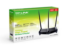 Router Inalámbrico de Alta Potencia, 2.4 GHz, 450 Mbps, 3 antenas externas omnidireccional 9 dBi, 4 Puertos LAN 10/100 Mbps, 1 Puerto WAN 10/100 Mbps, control de ancho de banda Router Inalámbrico de Alta Potencia, 2.4 GHz, 450 Mbps, 3 antenas externas omnidireccional 9 dBi, 4 Puertos LAN 10/100 Mbps, 1 Puerto WAN 10/100 Mbps, control de ancho de banda