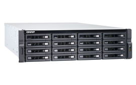 QNAP ENTERPRISE STORAGE TS-1677XU-RP-2700-16G-US 3U 16-BAY RACKMOUNT NAS/ISCSI IP-SAN WITH REDUNDANT POWER SUPPLY, AMD RYZEN? 7 2700 8-CORE 3.2 GHZ PROCESSOR, 16GB DDR4 RAM (MAX 64GB), 16X 2.5 QNAP ENTERPRISE STORAGE TS-1677XU-RP-2700-16G-US 3U 16-BAY RACKMOUNT NAS/ISCSI IP-SAN WITH REDUNDANT POWER SUPPLY, AMD RYZEN? 7 2700 8-CORE 3.2 GHZ PROCESSOR, 16GB DDR4 RAM (MAX 64GB), 16X 2.5