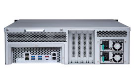 QNAP ENTERPRISE STORAGE TS-1677XU-RP-2700-16G-US 3U 16-BAY RACKMOUNT NAS/ISCSI IP-SAN WITH REDUNDANT POWER SUPPLY, AMD RYZEN? 7 2700 8-CORE 3.2 GHZ PROCESSOR, 16GB DDR4 RAM (MAX 64GB), 16X 2.5 QNAP ENTERPRISE STORAGE TS-1677XU-RP-2700-16G-US 3U 16-BAY RACKMOUNT NAS/ISCSI IP-SAN WITH REDUNDANT POWER SUPPLY, AMD RYZEN? 7 2700 8-CORE 3.2 GHZ PROCESSOR, 16GB DDR4 RAM (MAX 64GB), 16X 2.5
