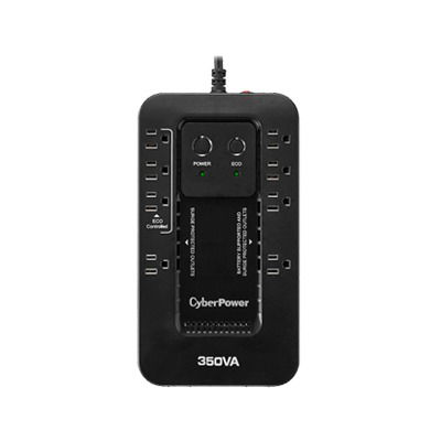 UPS de 350 VA/255 W, Topología Standby con Modo Ahorrador ECO, Entrada 120 Vca NEMA 5-15P, Con 8 Tomas NEMA 5-15R UPS de 350 VA/255 W, Topología Standby con Modo Ahorrador ECO, Entrada 120 Vca NEMA 5-15P, Con 8 Tomas NEMA 5-15R