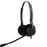 Jabra BIZ 2300 USB Microsoft Lync Duo Auriculares Diadema USB tipo A Negro