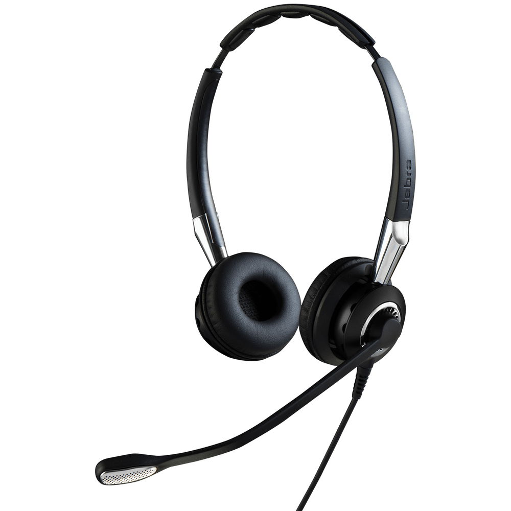 Jabra Biz 2400 II QD Duo NC Auriculares Diadema Negro, Plata Jabra Biz 2400 II QD Duo NC Auriculares Diadema Negro, Plata