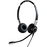 Jabra Biz 2400 II USB Duo CC MS Auriculares Diadema Negro, Plata