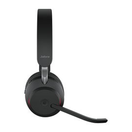Jabra Evolve2 65 MS Stereo - Auricular - en oreja - Bluetooth - inalámbrico - USB-A - aislamiento de ruido - negro - Certificado para Equipos de Microsoft
