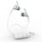 IFROGZ 304001822 auricular y casco Auriculares Dentro de oído Conector de 3,5 mm MicroUSB Bluetooth Gris, Blanco