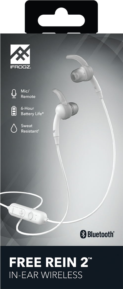 ZAGG Free Rein 2 Auriculares Dentro de oído MicroUSB Bluetooth Blanco