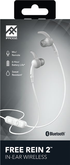ZAGG Free Rein 2 Auriculares Dentro de oído MicroUSB Bluetooth Blanco
