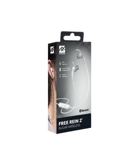 ZAGG Free Rein 2 Auriculares Dentro de oído MicroUSB Bluetooth Blanco
