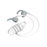 IFROGZ 304001835 auricular y casco Auriculares Dentro de oído MicroUSB Bluetooth Gris, Blanco