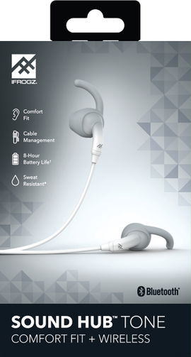 IFROGZ 304001835 auricular y casco Auriculares Dentro de oído MicroUSB Bluetooth Gris, Blanco IFROGZ 304001835 auricular y casco Auriculares Dentro de oído MicroUSB Bluetooth Gris, Blanco