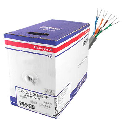 Bobina de cable de 305 metros, UTP Cat5e,de color Gris, UL, CM, probado a 350 Mhz, para aplicaciones de CCTV / redes de datos/ IP megapixel / control RS485 Bobina de cable de 305 metros, UTP Cat5e,de color Gris, UL, CM, probado a 350 Mhz, para aplicaciones de CCTV / redes de datos/ IP megapixel / control RS485