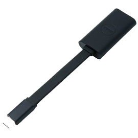 DELL 470-ABND cambiador de género para cable Gigabit Ethernet USB Tipo C Negro