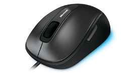 Microsoft Comfort Mouse 4500 ratón Ambidextro USB tipo A BlueTrack 1000 DPI