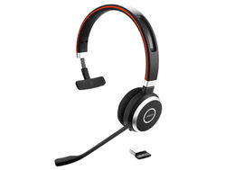 Jabra Evolve 65 MS mono Auriculares Diadema Bluetooth Negro