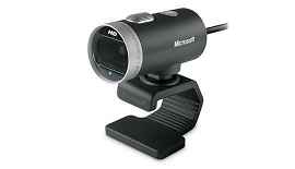 Microsoft LifeCam Cinema cámara web 1280 x 720 Pixeles USB 2.0 Negro, Plata