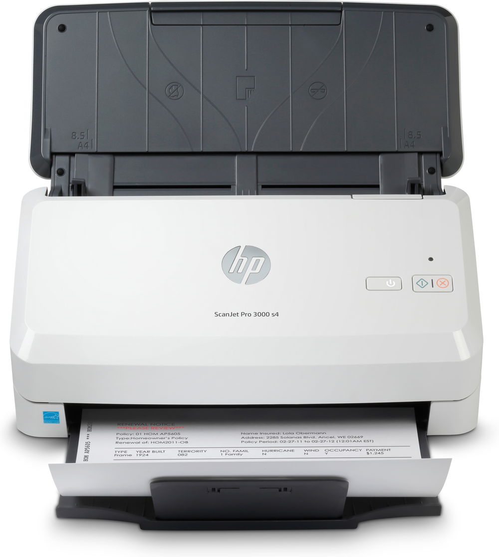 HP Scanjet Pro 3000 s4 Sheet-feed - Escáner de documentos - CMOS / CIS - a dos caras - 216 x 3100 mm - 600 ppp x 600 ppp - hasta 40 ppm (mono) - Alimentador automático de documentos (ADF) (50 hojas) - hasta 4000 exploraciones por día - USB 3.0 HP Scanjet Pro 3000 s4 Sheet-feed - Escáner de documentos - CMOS / CIS - a dos caras - 216 x 3100 mm - 600 ppp x 600 ppp - hasta 40 ppm (mono) - Alimentador automático de documentos (ADF) (50 hojas) - hasta 4000 exploraciones por día - USB 3.0