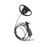 Micrófono de solapa con gancho auricular en forma de D para radios GP300/SP50/P1225/PRO315/MAGONE/EP450/EP350