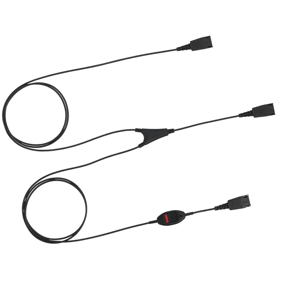 Jabra Supervisor Y-Cord - Separador de auriculares - Desconexión rápida a Desconexión rápida Jabra Supervisor Y-Cord - Separador de auriculares - Desconexión rápida a Desconexión rápida