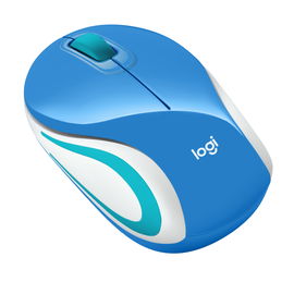 Logitech M187 - Ratón - óptico - 3 botones - inalámbrico - 2.4 GHz - receptor inalámbrico USB - azul Logitech M187 - Ratón - óptico - 3 botones - inalámbrico - 2.4 GHz - receptor inalámbrico USB - azul