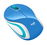 Logitech M187 - Ratón - óptico - 3 botones - inalámbrico - 2.4 GHz - receptor inalámbrico USB - azul