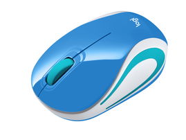 Logitech M187 - Ratón - óptico - 3 botones - inalámbrico - 2.4 GHz - receptor inalámbrico USB - azul Logitech M187 - Ratón - óptico - 3 botones - inalámbrico - 2.4 GHz - receptor inalámbrico USB - azul