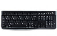Logitech K120 - Teclado - USB - inglés - negro