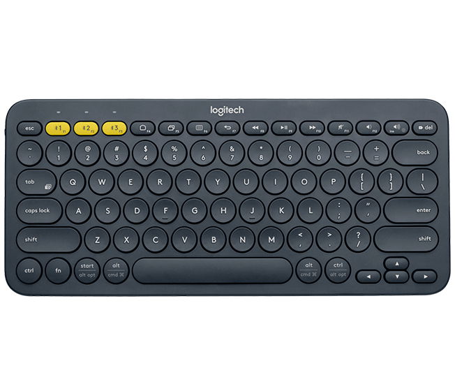 Logitech K380 teclado Bluetooth QWERTY Inglés de EE. UU. Gris