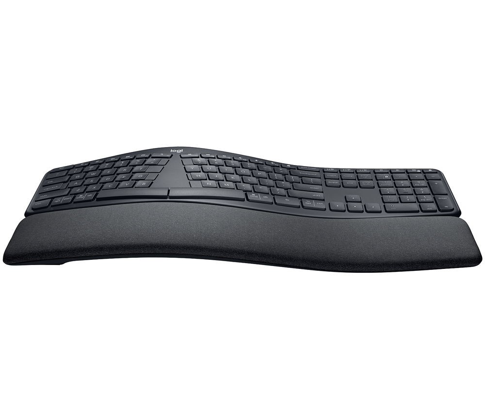 Logitech ERGO K860 - Teclado - inalámbrico - 2.4 GHz, Bluetooth 5.0 - grafito Logitech ERGO K860 - Teclado - inalámbrico - 2.4 GHz, Bluetooth 5.0 - grafito