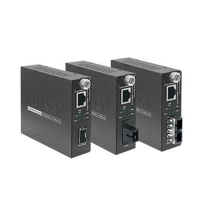 Convertidor de Medios 10/100/1000BASE-T a 1000Base-SX (SC) 220m/550m Convertidor de Medios 10/100/1000BASE-T a 1000Base-SX (SC) 220m/550m