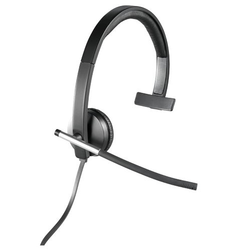 Logitech H650e Mono Auriculares Diadema Negro