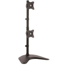 StarTech.com Soporte Vertical de Acero de Servicio Pesado para dos Monitores - Base Ajustable VESA para Pantallas de hasta 27 Pulgadas StarTech.com Soporte Vertical de Acero de Servicio Pesado para dos Monitores - Base Ajustable VESA para Pantallas de hasta 27 Pulgadas