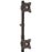 StarTech.com Soporte Vertical de Acero de Servicio Pesado para dos Monitores - Base Ajustable VESA para Pantallas de hasta 27 Pulgadas