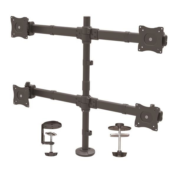 StarTech.com Brazo de Escritorio Articulado para Soporte de 4 Monitores - Mástil de Soporte para 4 Pantallas VESA de hasta 27 Pulgadas StarTech.com Brazo de Escritorio Articulado para Soporte de 4 Monitores - Mástil de Soporte para 4 Pantallas VESA de hasta 27 Pulgadas