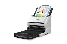 Epson - Escaner a color DS-530 II - Duplex una pasada 35ppm/70ipm - ADF 50pag - 600dpi, Resolución 1,200dpi - Gramaje 27g/m2-413g/m2 - TWAIN, ISIS - 4,000pag x día/200,000 ciclos - USB 3.0 - Windows, MAC - 2 años