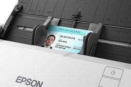 Epson - Escaner a color DS-530 II - Duplex una pasada 35ppm/70ipm - ADF 50pag - 600dpi, Resolución 1,200dpi - Gramaje 27g/m2-413g/m2 - TWAIN, ISIS - 4,000pag x día/200,000 ciclos - USB 3.0 - Windows, MAC - 2 años