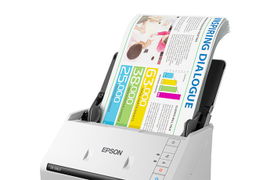 Epson - Escaner a color DS-530 II - Duplex una pasada 35ppm/70ipm - ADF 50pag - 600dpi, Resolución 1,200dpi - Gramaje 27g/m2-413g/m2 - TWAIN, ISIS - 4,000pag x día/200,000 ciclos - USB 3.0 - Windows, MAC - 2 años