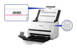 Epson - Escaner a color DS-530 II - Duplex una pasada 35ppm/70ipm - ADF 50pag - 600dpi, Resolución 1,200dpi - Gramaje 27g/m2-413g/m2 - TWAIN, ISIS - 4,000pag x día/200,000 ciclos - USB 3.0 - Windows, MAC - 2 años