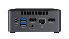 Intel Next Unit of Computing Kit NUC7CJYH - Limitado - miniordenador 1 x Celeron J4005 / hasta 2.7 GHz - RAM 0 GB - UHD Graphics 600 - Gigabit Ethernet Intel Next Unit of Computing Kit NUC7CJYH - Limitado - miniordenador 1 x Celeron J4005 / hasta 2.7 GHz - RAM 0 GB - UHD Graphics 600 - Gigabit Ethernet