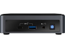 Intel NUC BXNUC10I3FNK1 PC/estación de trabajo barebone UCFF Negro BGA 1528 i3-10110U 2,1 GHz
