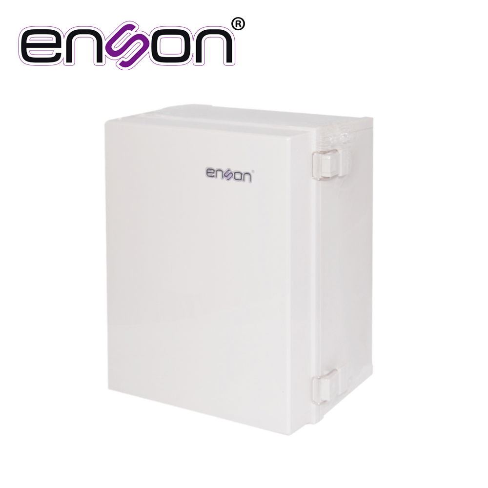 GABINETE TIPO NEMA ENSON ENS-PCE3040 DE POLYESTER 400X300X180MM IP66 / NEMA4 IDEAL PARA INSTALACION Y RESGUARDO DE EQUIPOS ELECTRONICOS EN INTEMPERIE