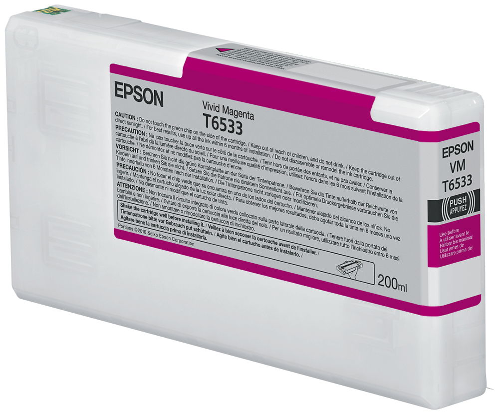 Epson Cartucho T6533 magenta vivo Epson Cartucho T6533 magenta vivo