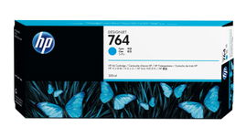 HP Cartucho de tinta cian 764 de 300 ml