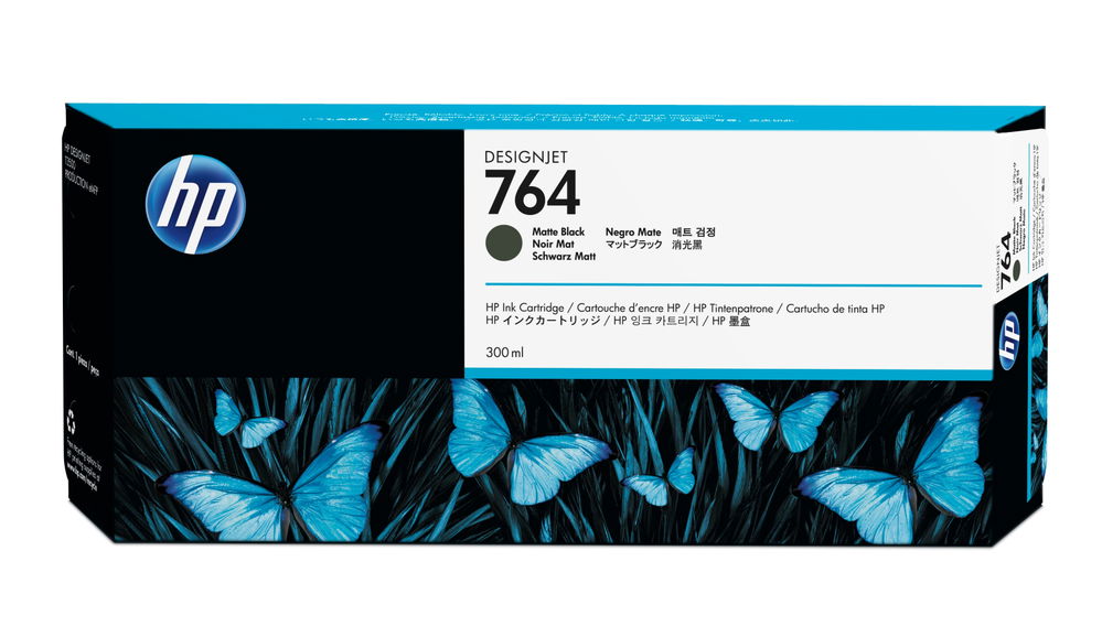 HP Cartucho de tinta negro mate 764 de 300 ml HP Cartucho de tinta negro mate 764 de 300 ml