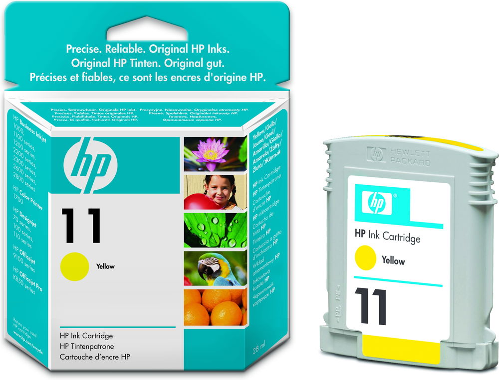 HP 11 Yellow Ink Cartridge HP 11 Yellow Ink Cartridge