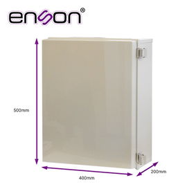 GABINETE TIPO NEMA ENSON ENS-PCE4050 DE POLYESTER 500X400X200MM IP66 / NEMA4 IDEAL PARA INSTALACION Y RESGUARDO DE EQUIPOS ELECTRONICOS EN INTEMPERIE