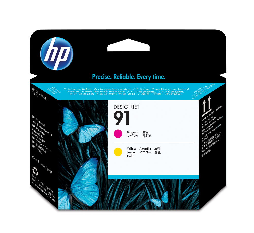 HP Cabezal de impresión 91 magenta y amarillo HP Cabezal de impresión 91 magenta y amarillo